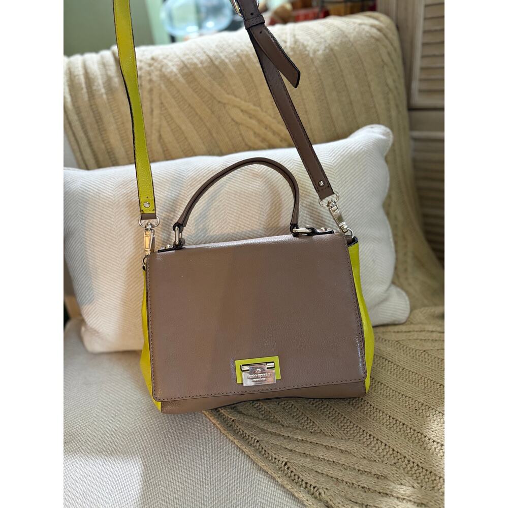 Kate Spade Magnolia Park Laurel Satchel Crossbody Dune Tan